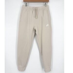 Nike Men's‎ Swoosh Athletic Club Jogger Fleece Pants Sweatpants Sz M Cream
